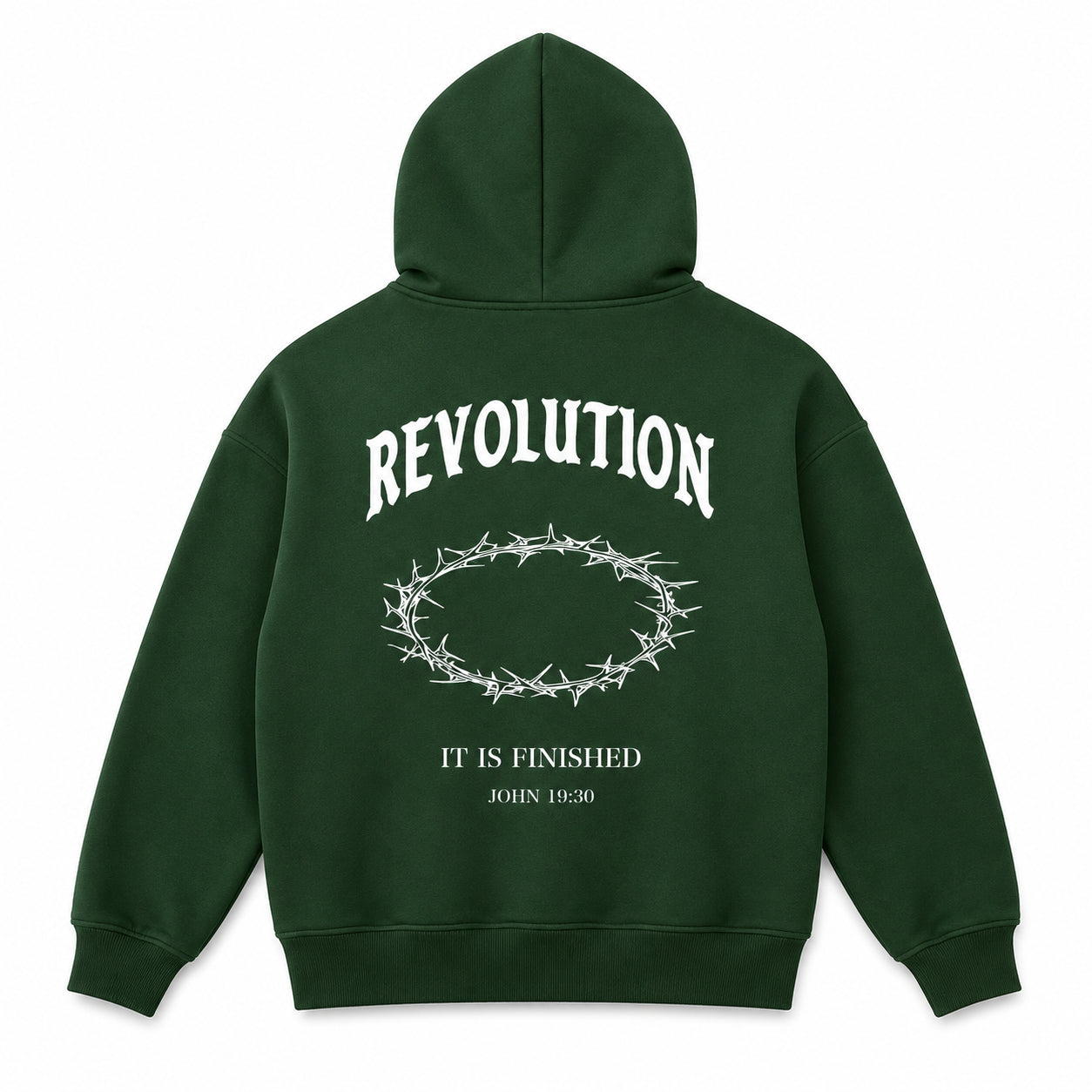 Kids Green Finished Hoodie