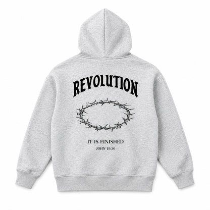 Kids Grey Finished Hoodie