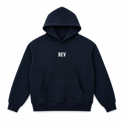 Kids Navy Blue Finished Hoodie