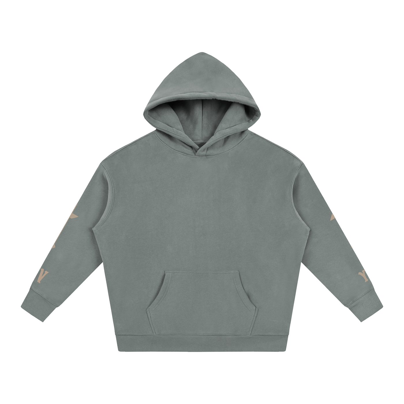Gray Marked Hoodie