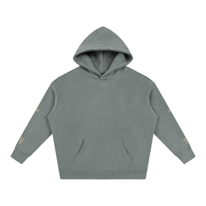 Gray Marked Hoodie