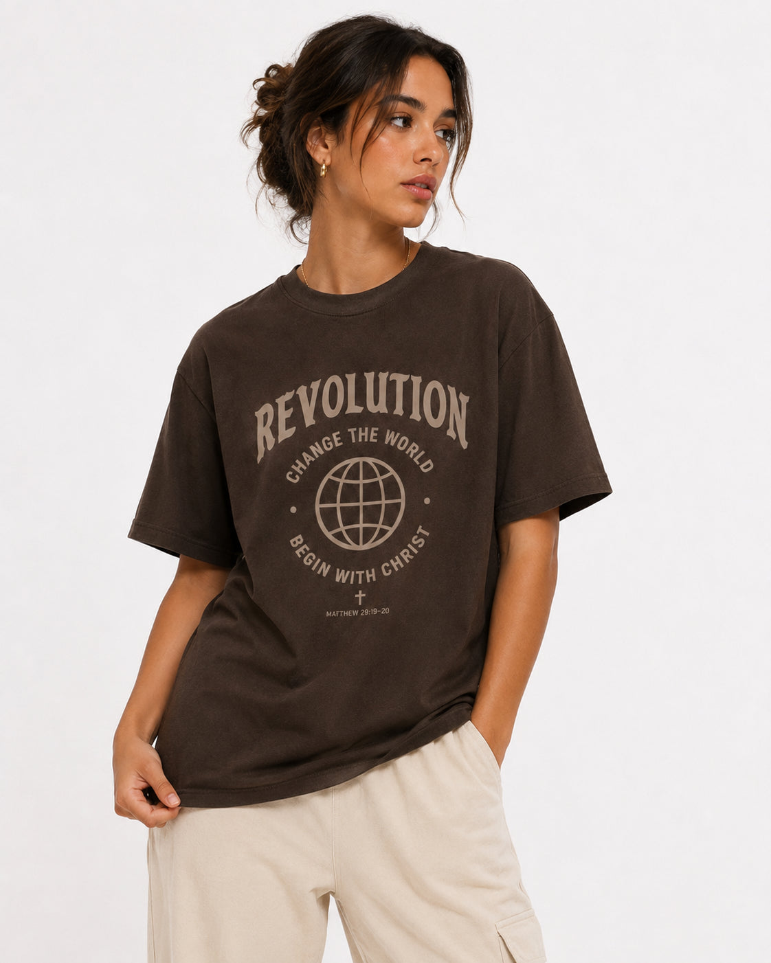 Brown Commission Tee