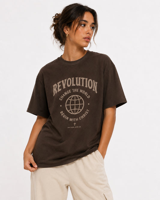 Brown Commission Tee