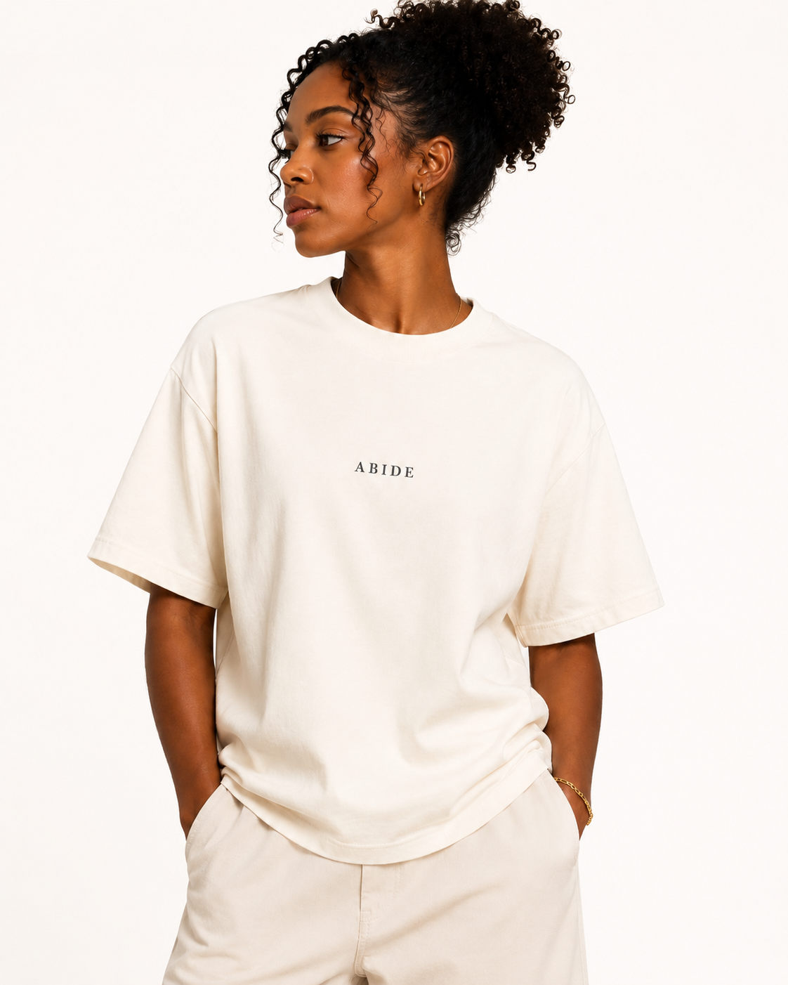 Cream Foundation Tee