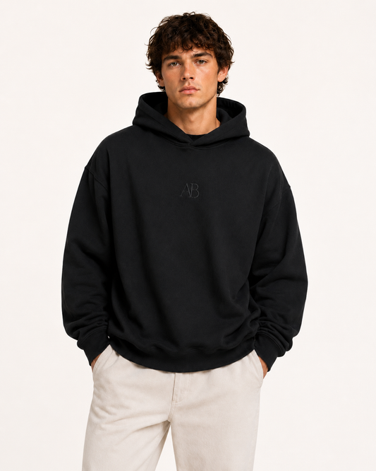 Black Signature Hoodie
