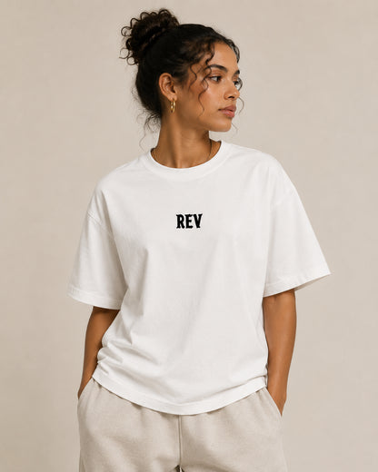 White Finished Tee