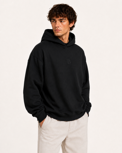Black Signature Hoodie