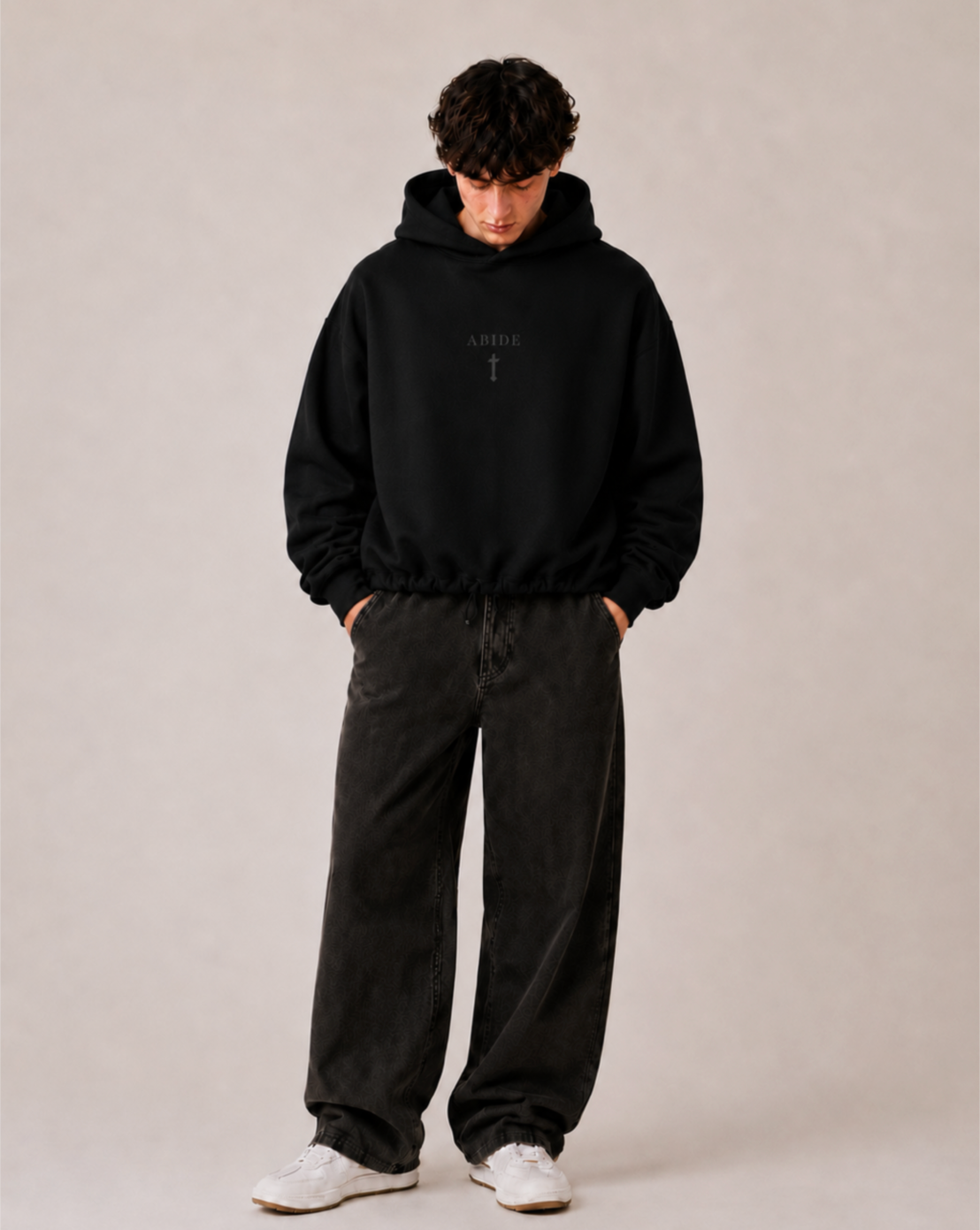 ABIDE Oversized Crop Hoodie