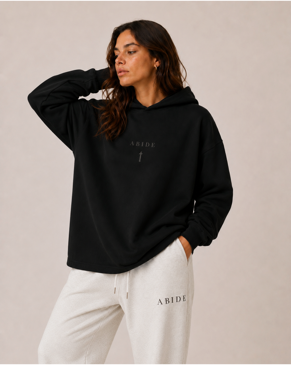 ABIDE Oversized Crop Hoodie