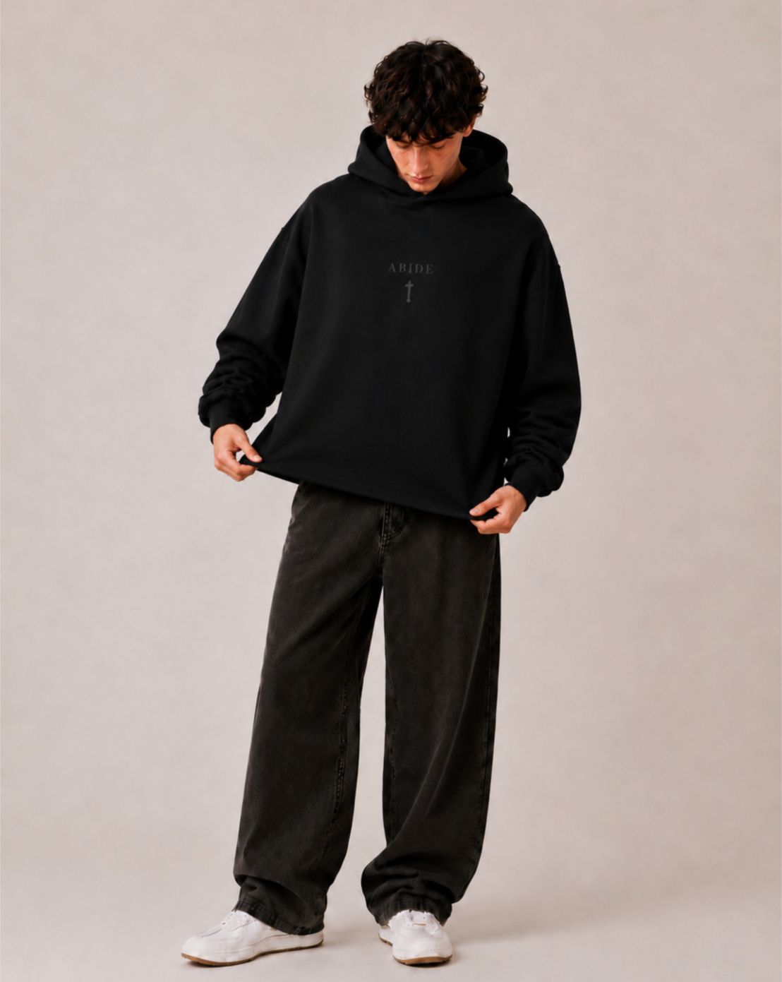 ABIDE Oversized Crop Hoodie