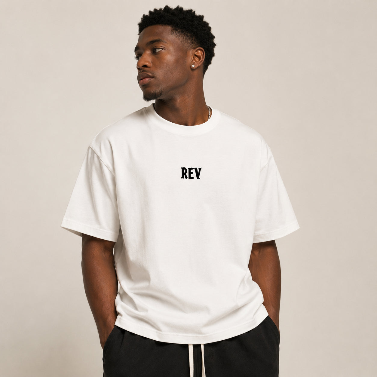 White Finished Tee