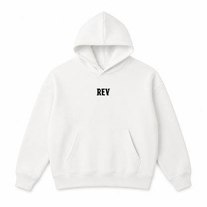 White Finished Hoodie