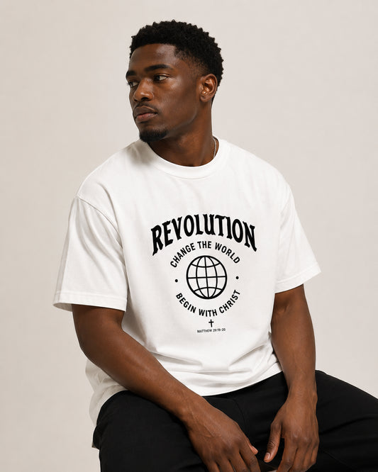 White Commission Tee