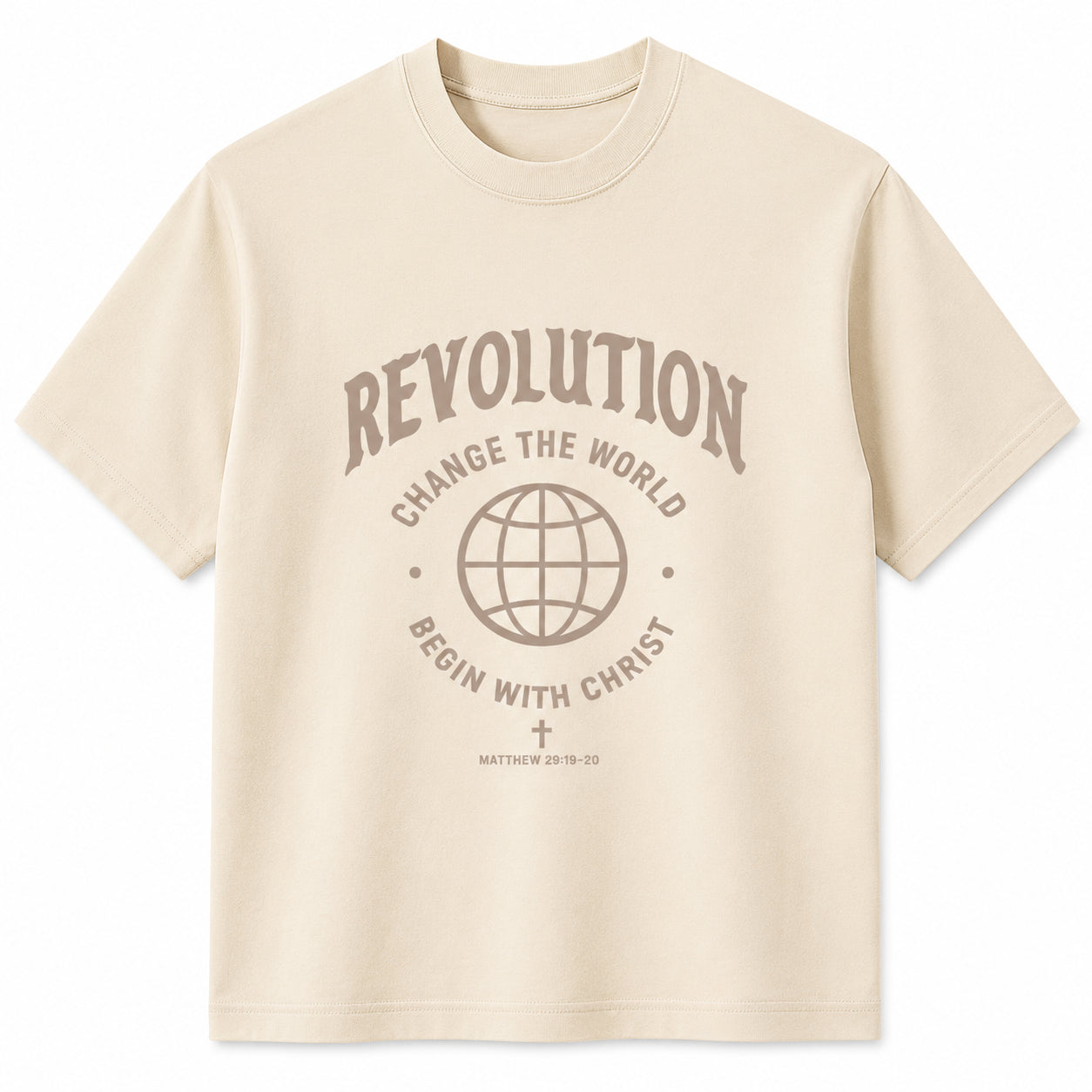Cream Commission Tee